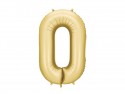 Ballon en aluminium Chiffre '0', 86cm, doré