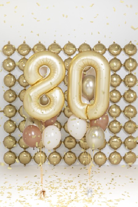 Ballon en aluminium Chiffre...