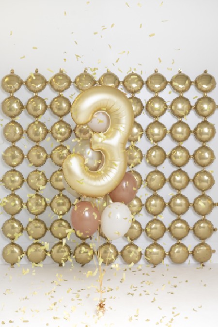 Ballon en aluminium Chiffre...
