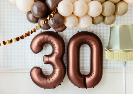 Ballon en aluminium Chiffre...