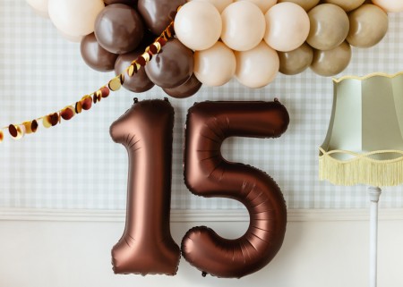 Ballon en aluminium Chiffre...