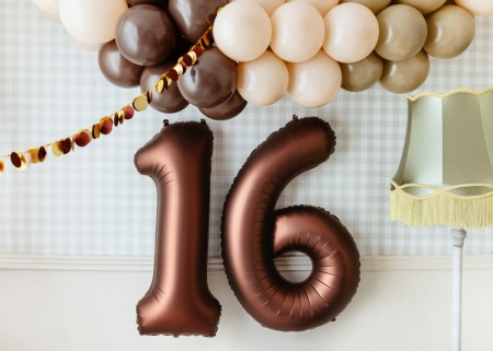 Ballon en aluminium Chiffre...