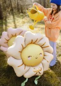 Ballon en aluminium Fleur, 104x104 cm, beige clair