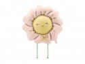 Ballon en aluminium Fleur, 104x104 cm, rose vif