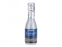 Canon à confettis bouteille avec confettis, 20,5 cm, argent