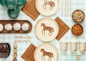 Assiettes Cheval, mélange, 23 cm