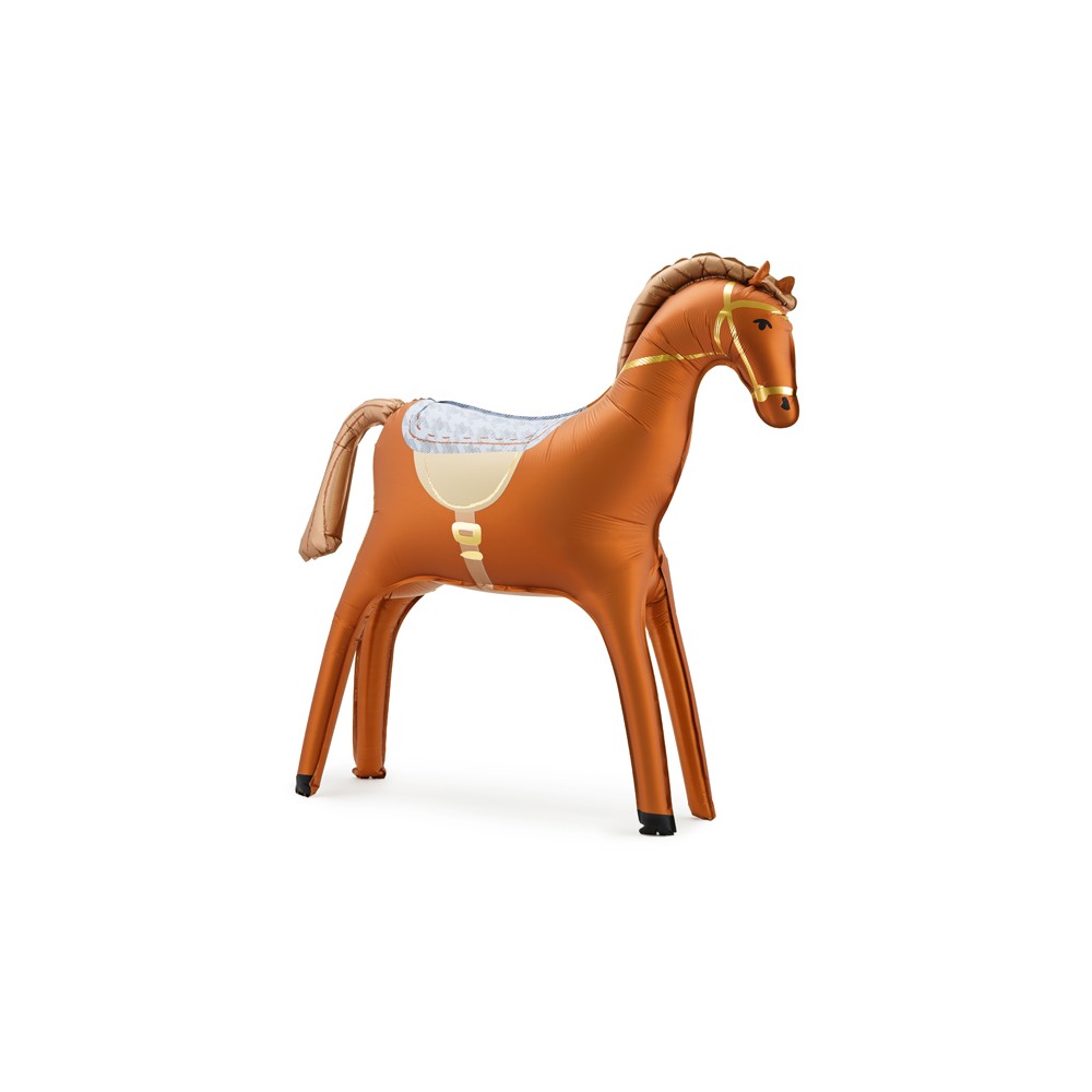 Ballon en aluminium Cheval, 112x97 cm, mix