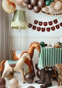 Ballon en aluminium Cheval, 112x97 cm, mix