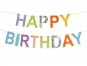 Bannière Happy Birthday, 2,2 m, mix