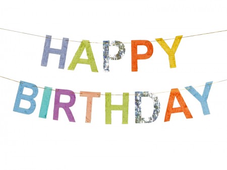 Bannière Happy Birthday,...