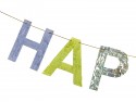 Bannière Happy Birthday, 2,2 m, mix