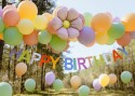 Bannière Happy Birthday, 2,2 m, mix