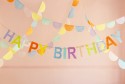Bannière Happy Birthday, 2,2 m, mix