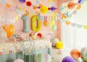 Bannière Happy Birthday, 2,2 m, mix