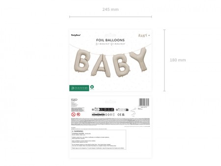 Ballon en aluminium Baby,...