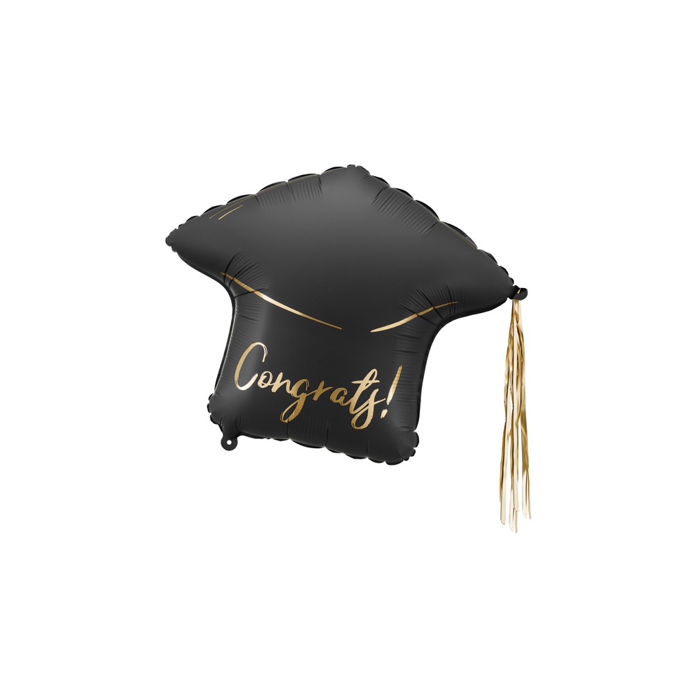 Ballon en aluminium Chapeau ''Congrats!'', 60x55 cm, mix