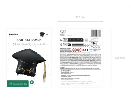 Ballon en aluminium Chapeau...