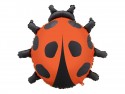 Ballon en aluminium Coccinelle, 85x83 cm, mix