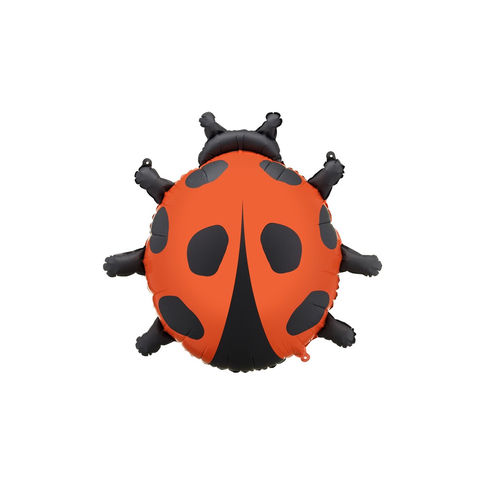 Ballon en aluminium Coccinelle, 85x83 cm, mix