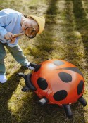Ballon en aluminium Coccinelle, 85x83 cm, mix