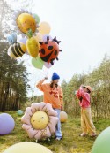 Ballon en aluminium Coccinelle, 85x83 cm, mix