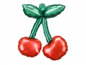 Ballons en aluminium Cerises pour guirlandes, 28x31 cm, mix