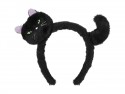 Serre-tête Chat, 23.5x18cm, noir