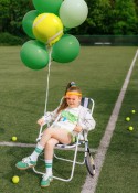 Ballon en aluminium Balle de Tennis, 35x35 cm, mix