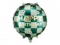 Ballon en aluminium Joyeux Anniversaire avec Ballons, 35x35 cm, mix
