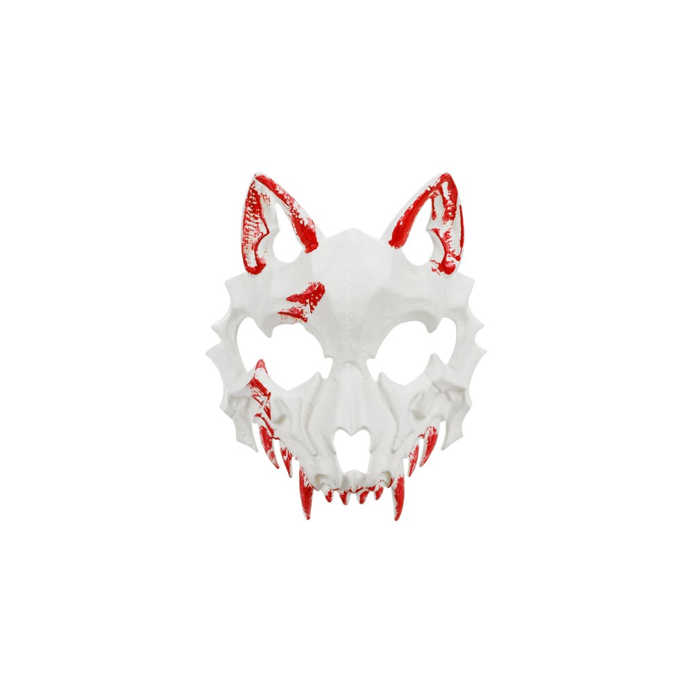 Masque Loup Sanglant, 17x20cm, mixte