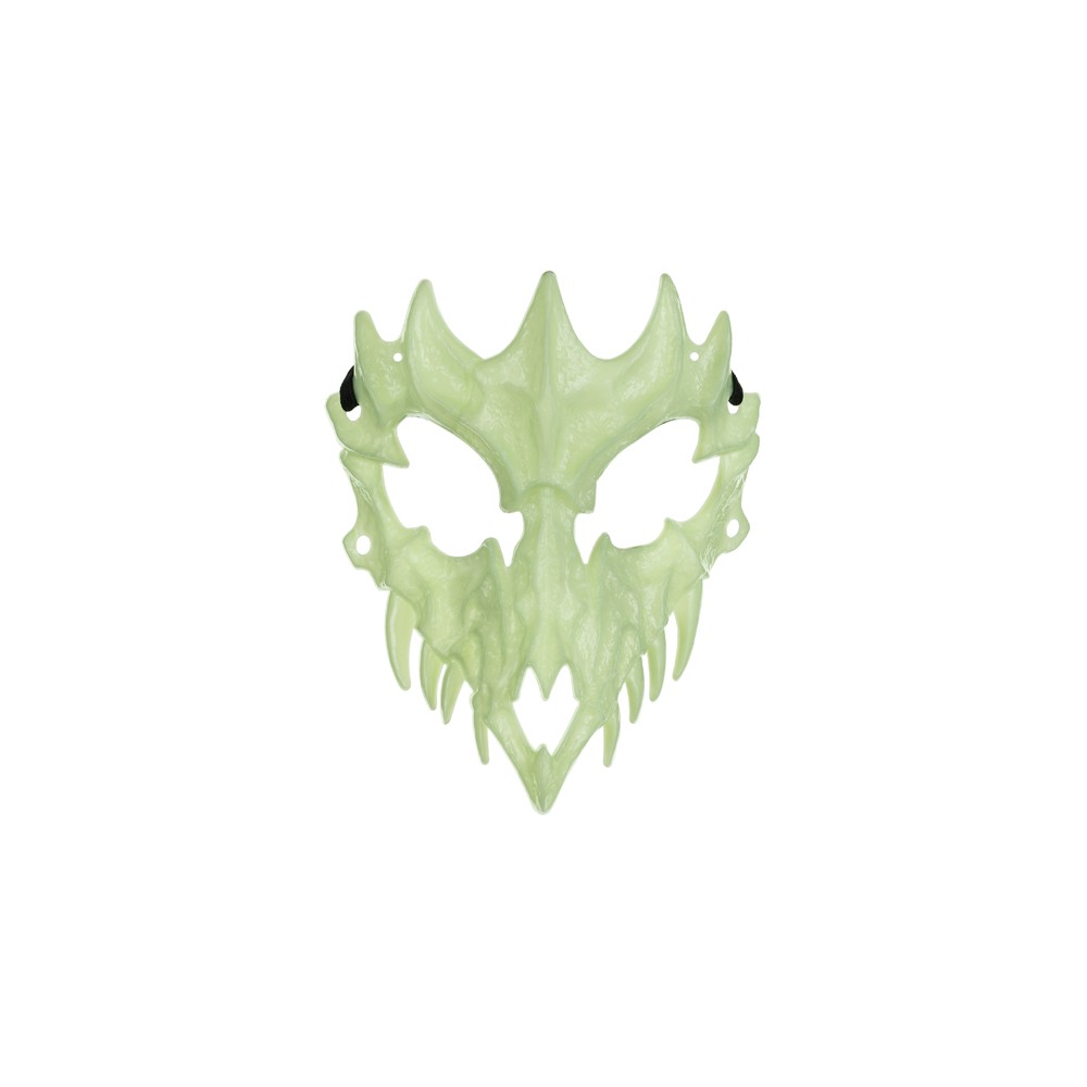 Masque Crâne luminescent, 14.5x18cm