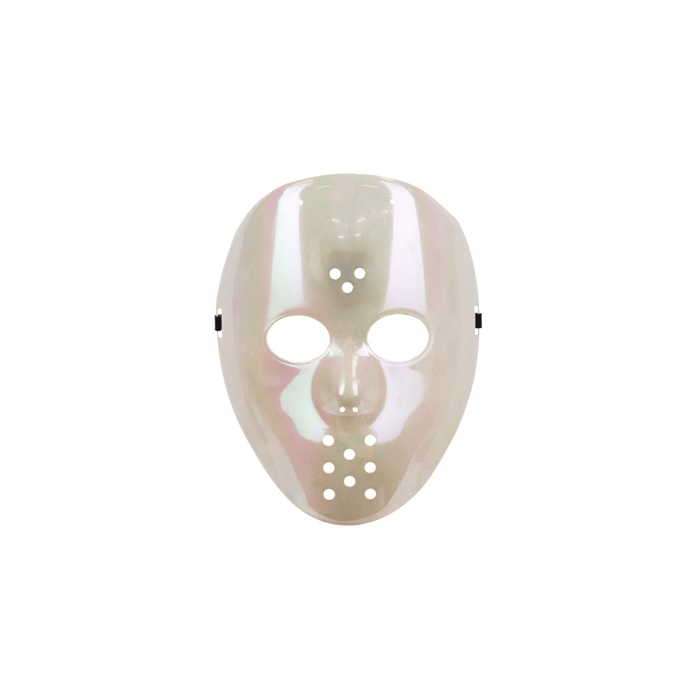 Masque de hockey, 20x24cm, blanc