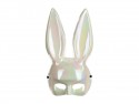 Masque Lapin, 16.5x34cm, blanc