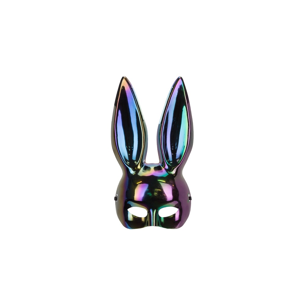 Masque Lapin, 16.5x34cm, noir