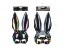 Masque Lapin, 16.5x34cm, noir