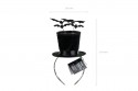 Bandeau Cylindre avec Chauves-Souris, 19x26 cm, Noir