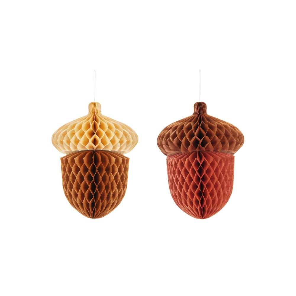 Décoration en papier Glands, 27cm, mélange