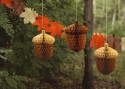 Décoration en papier Glands, 27cm, mélange