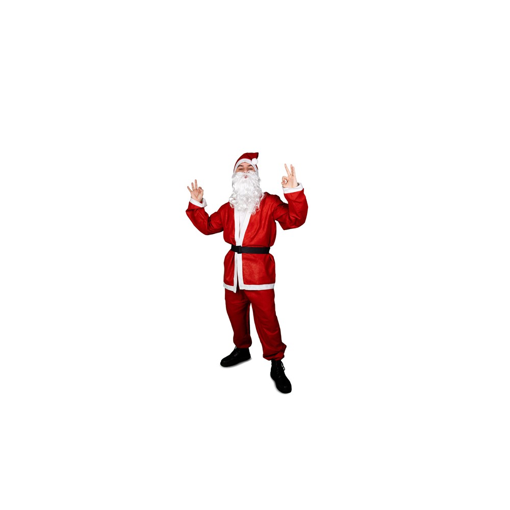 Costume Père Noël, taille 170-190cm, mix