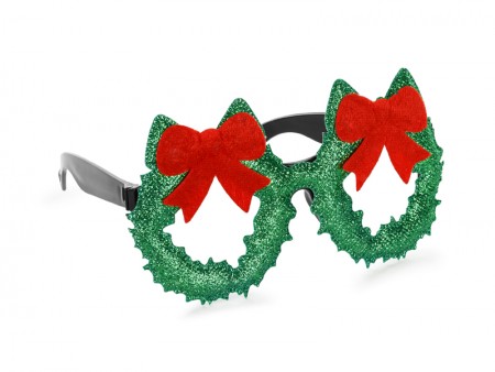 Lunettes Couronne de Noël, mix