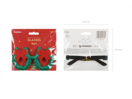 Lunettes Couronne de Noël, mix