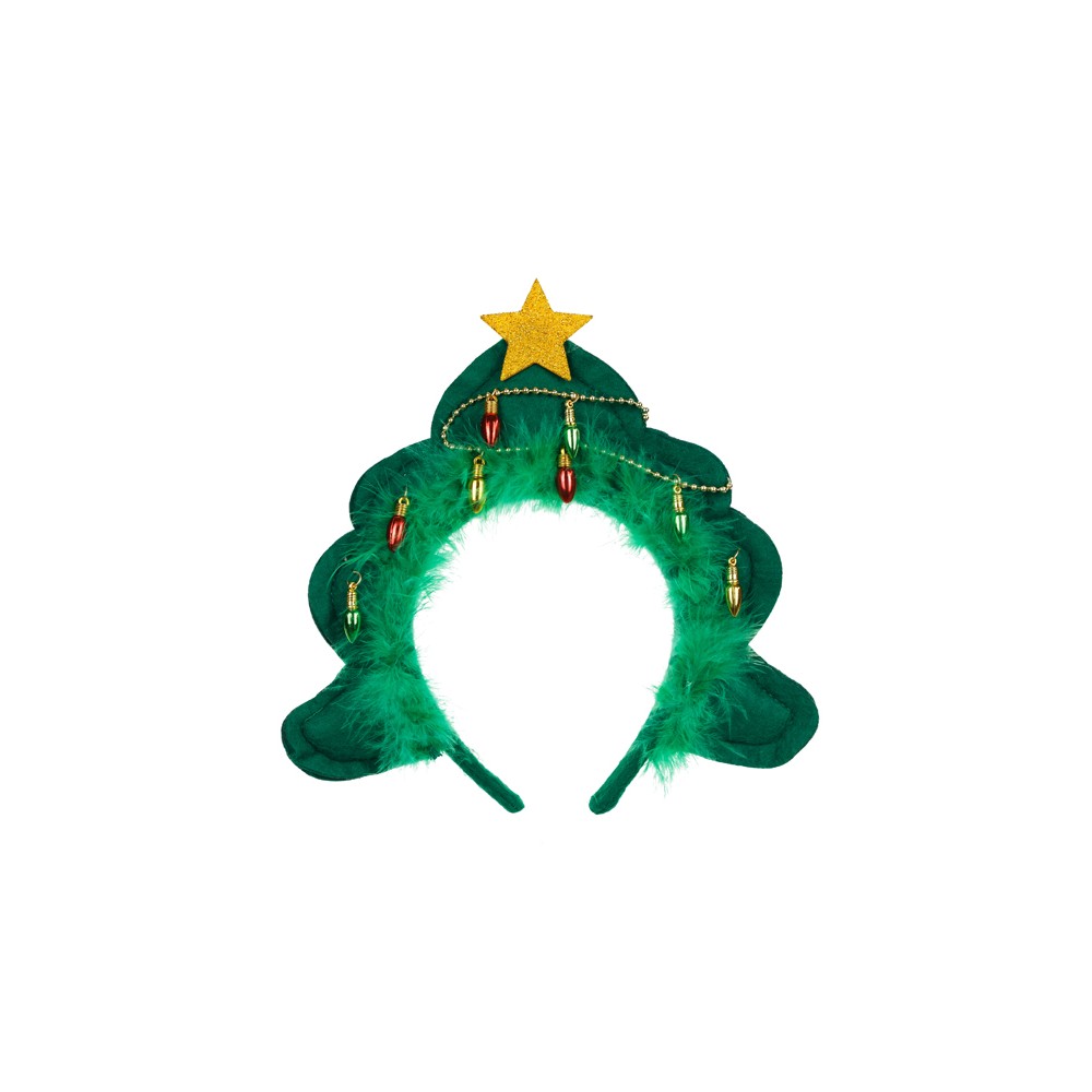 Serre-tête sapin de Noël, 18,5x24cm, mix