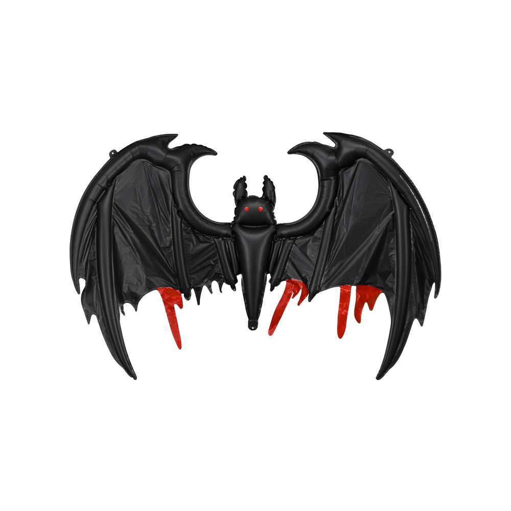 Ballon en aluminium Chauve-souris, 120x81 cm, noir\t