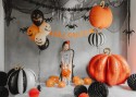 Ballon en aluminium 3D Citrouille debout, 90x90 cm, orange