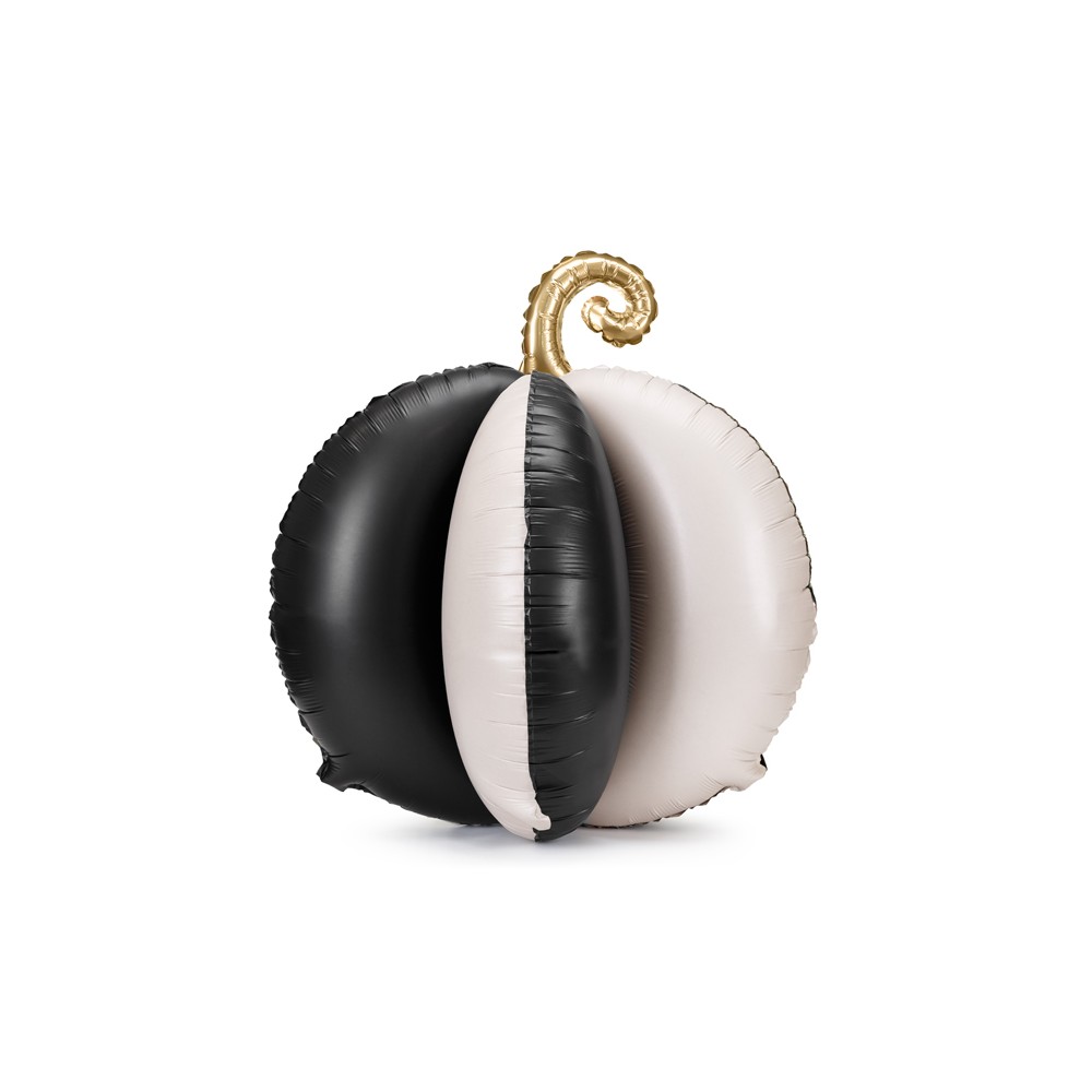 Ballon en aluminium 3D Citrouille debout, 58x58 cm, mix
