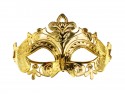 Masque de carnaval, 17x9 cm, or