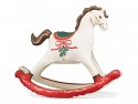 Ballon en aluminium Cheval à bascule de Noël, 118x104 cm, mix