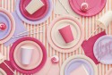Assiettes en papier, rose foncé, 23 cm