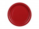 Assiettes en papier, rouge foncé, 23 cm