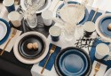 Assiettes en papier, noir, 23 cm